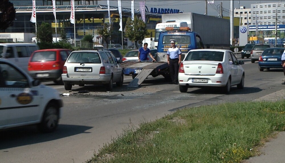 Accident rutier la iesirea din Cluj spre Oradea - Imaginea 1
