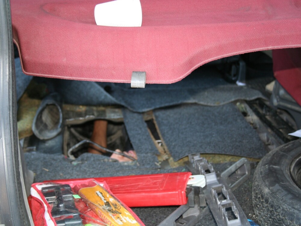 Doi sirieni au fost gasiti ascunsi sub o masina, in vama Nadlac. Cum i-a dat de gol soferul - Imaginea 2