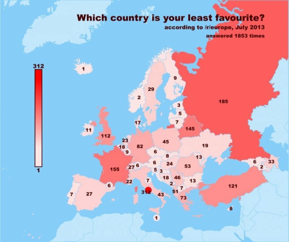 Cum e vazuta Europa pe internet. Unde se bea cel mai mult si unde sunt cele mai frumoase femei - Imaginea 5