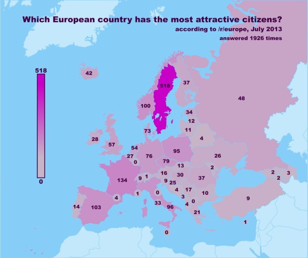 Cum e vazuta Europa pe internet. Unde se bea cel mai mult si unde sunt cele mai frumoase femei - Imaginea 3