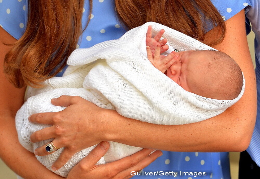 Primele imagini cu copilul lui Kate Middleton. Printul William: 