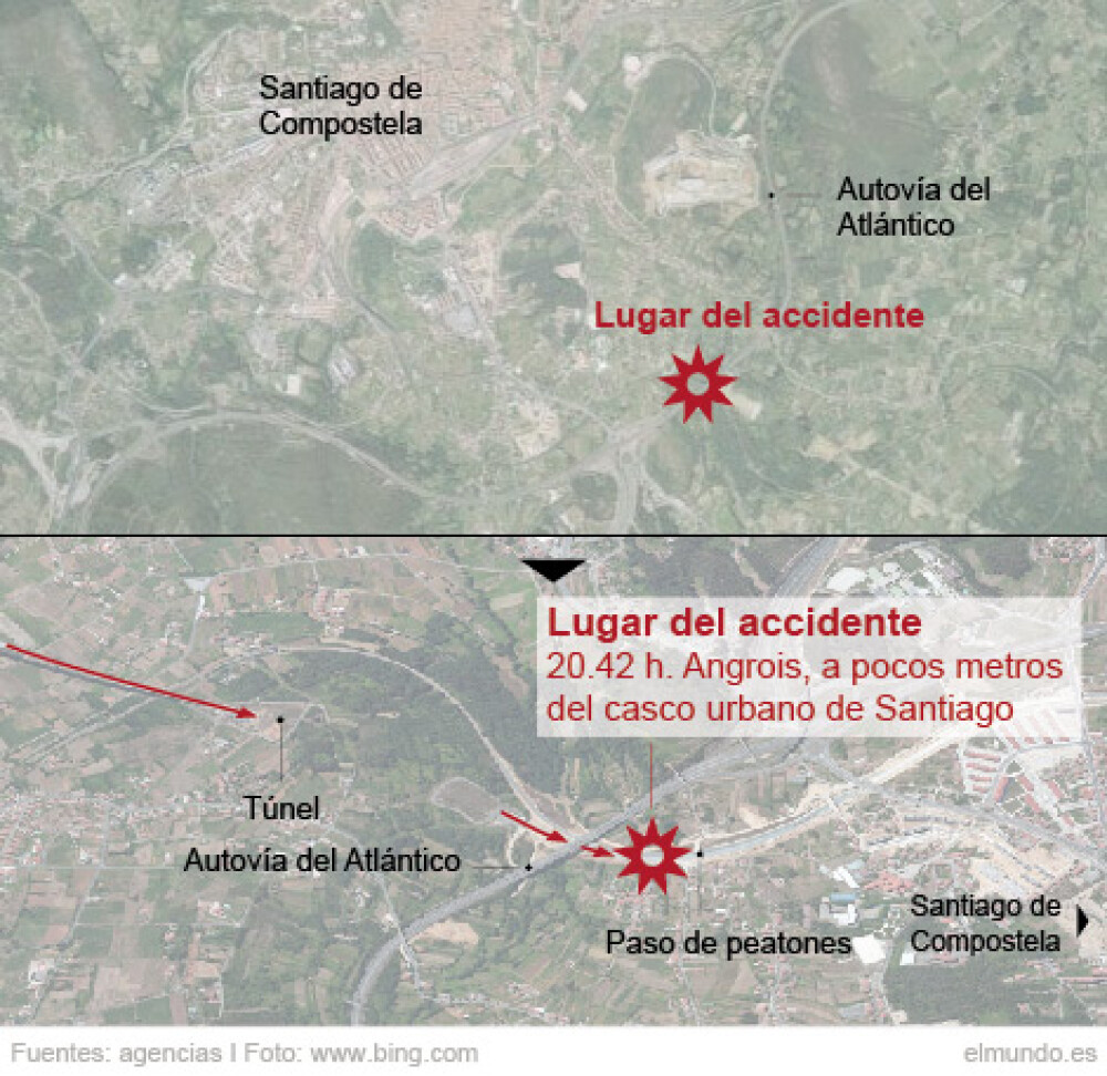 Catastrofa feroviara cu 80 morti in Spania. Prima inregistrare cu momentul in care trenul a deraiat - Imaginea 3