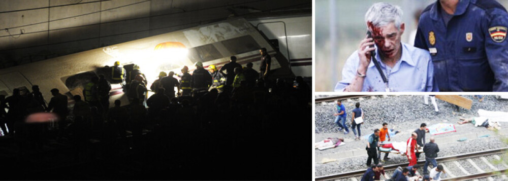 Catastrofa feroviara cu 80 morti in Spania. Prima inregistrare cu momentul in care trenul a deraiat - Imaginea 9