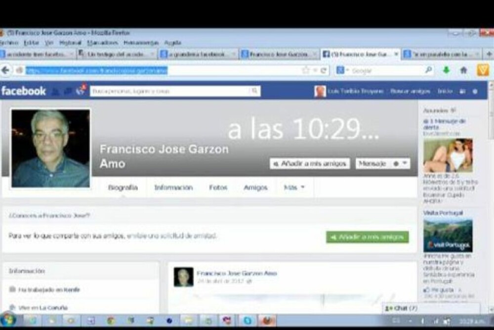 Conductorul trenului deraiat in Spania se lauda pe Facebook ca merge cu 200 km/h: 