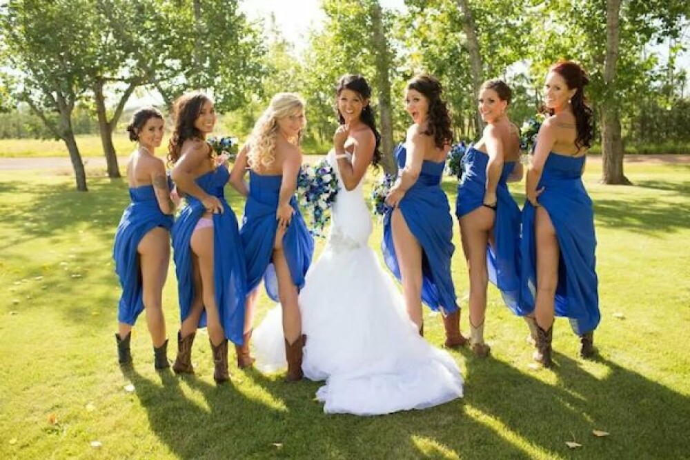 Noua moda la nunti: Cum se fotografiaza domnisoarele de onoare - Imaginea 5