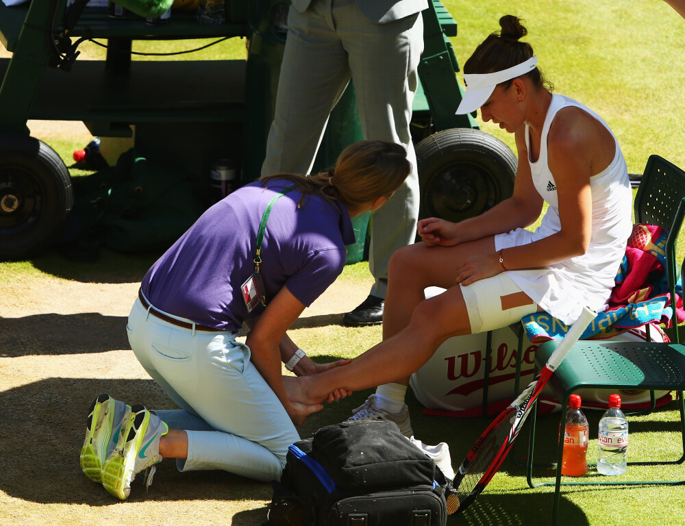 SIMONA HALEP - EUGENIE BOUCHARD 6-7; 2-6; Ce spune Simona despre momentul accidentarii: 