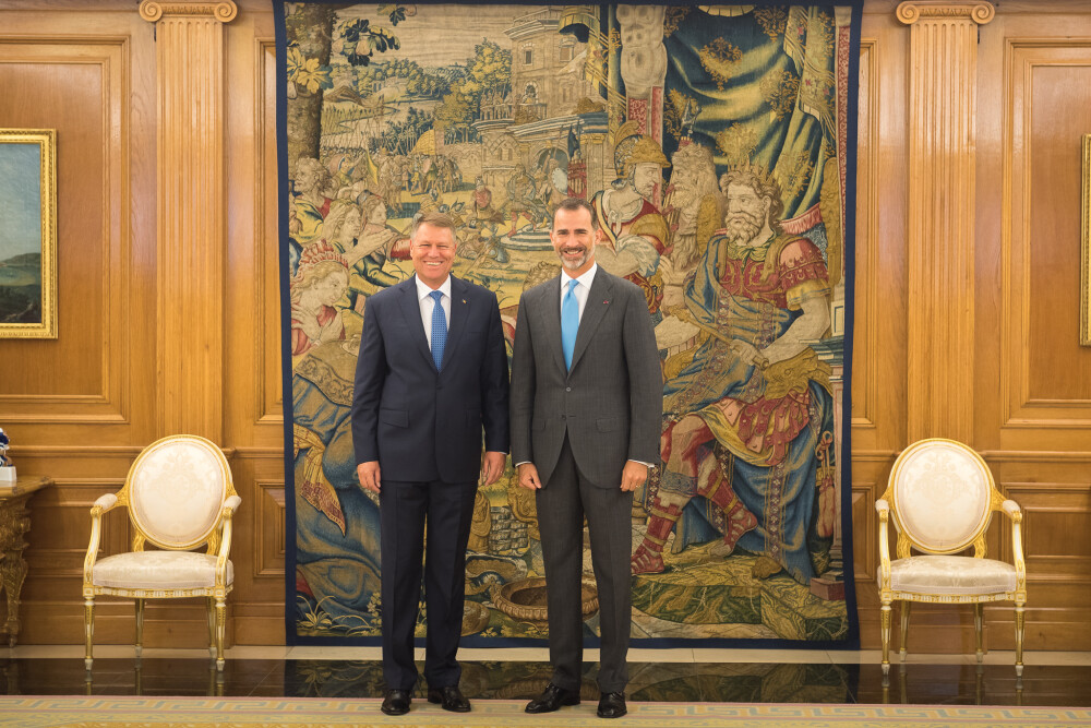 Klaus Iohannis, primit cu onoruri in Spania. Regele Felipe al VI-lea: Romaniei i se cuvine intrarea in Schengen - Imaginea 6