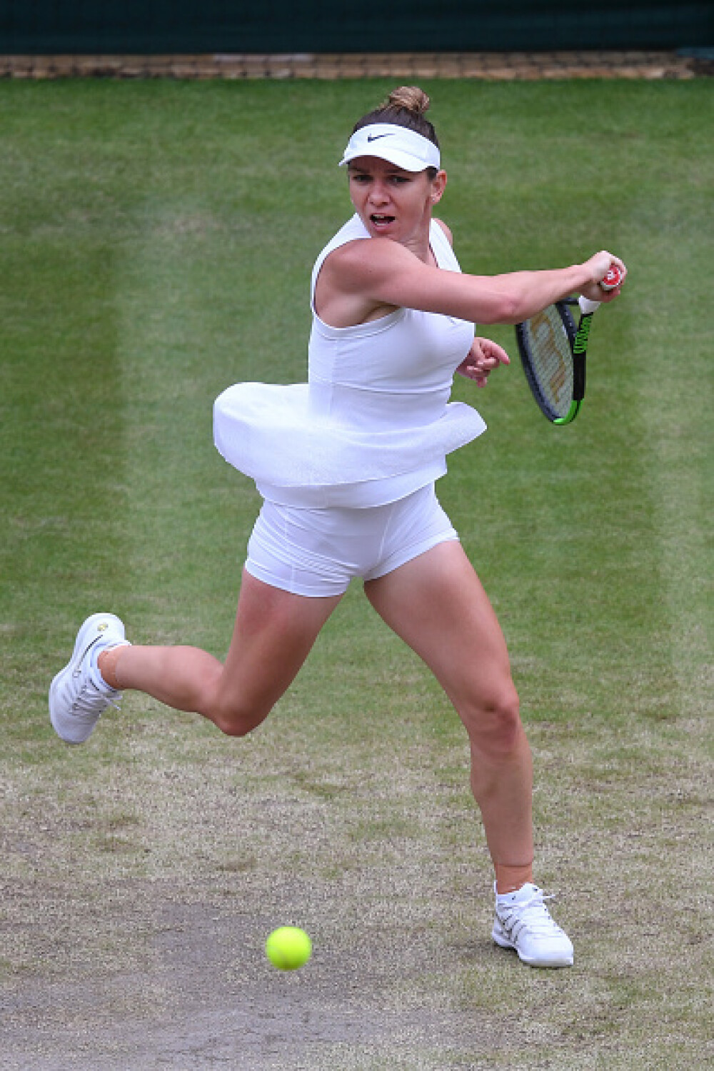Halep - Zhang la Wimbledon 7-6 6-1. Simona Halep a ajuns în semifinale, la Wimbledon - Imaginea 8