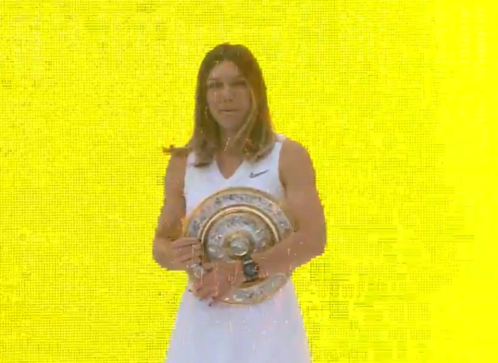 Simona Halep a prezentat românilor trofeul Wimbledon. Filmul finalei istorice și ceremonia de pe Arena Națională - Imaginea 12