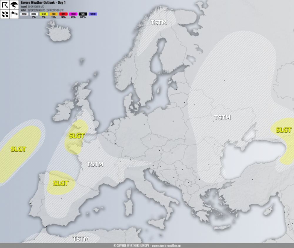 Furtuni severe în Europa. Meteorologii anunță supercelule cu grindină de mari dimensiuni - Imaginea 2
