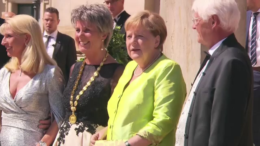 Apariție surprinzătoare a Angelei Merkel la un eveniment, după crizele de tremurat - Imaginea 5