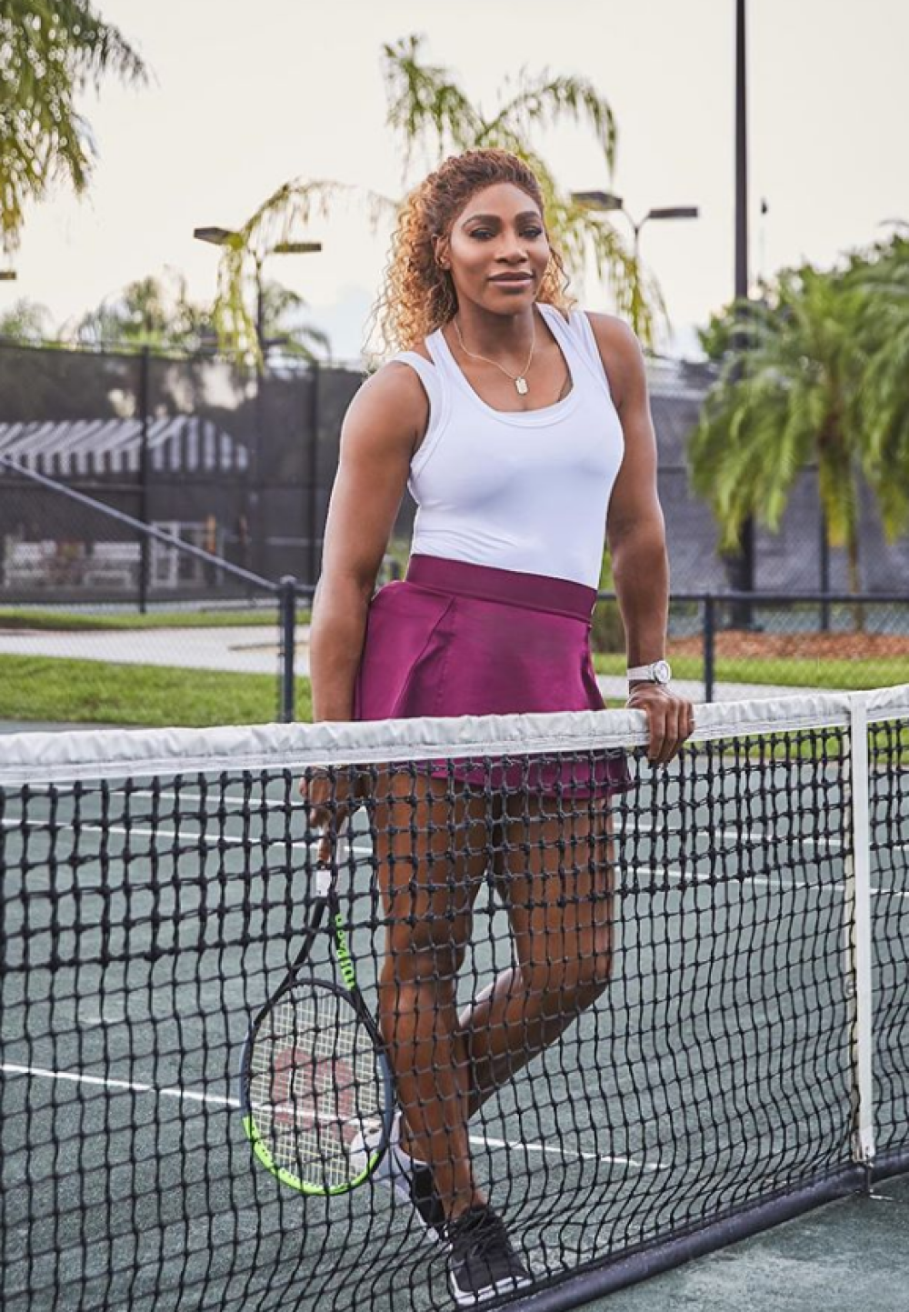Cea mai tare echipă. Imaginile cu Serena Williams și fiica ei pe terenul de tenis i-au emoționat pe toți - Imaginea 3