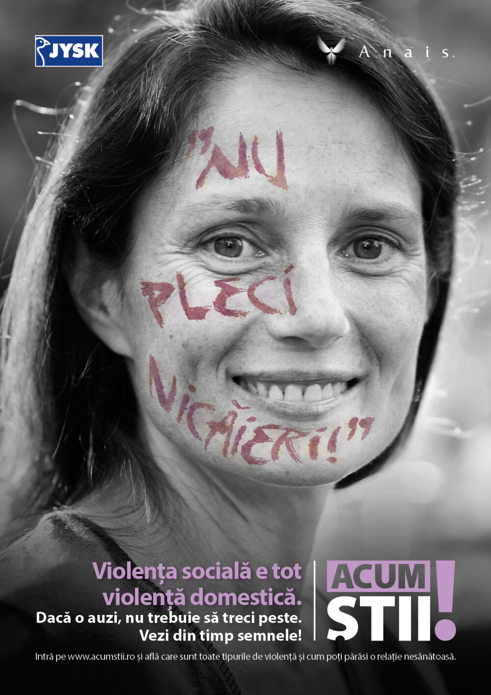 (P) Asociatia Anais si JYSK lanseaza campania de informare cu privire la violența domestică „Acum știi” - Imaginea 2
