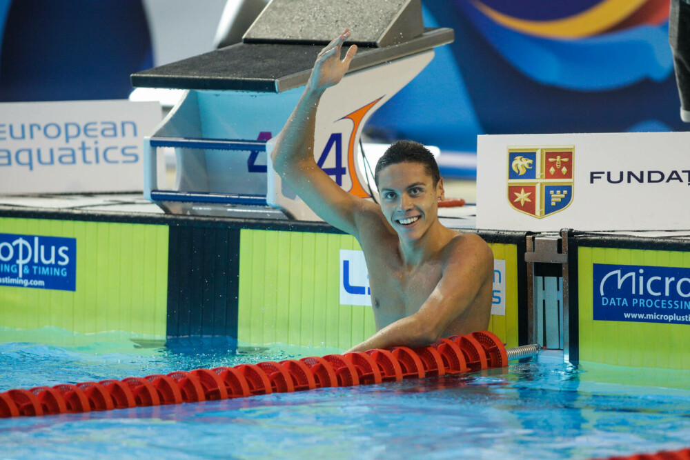 C.E. Nataţie juniori: David Popovici a obținut medalia de aur la proba de 50 m liber. Galerie Foto - Imaginea 4