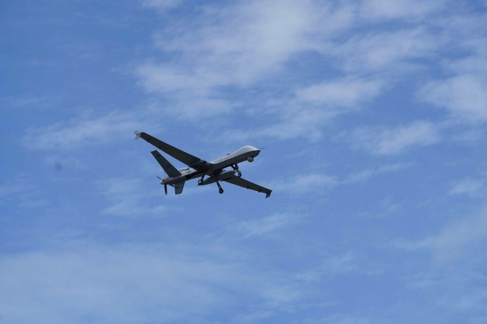Dronă căzută în Câmpia Turzii. Dispozitivul este unul militar, al Statelor Unite - Imaginea 1