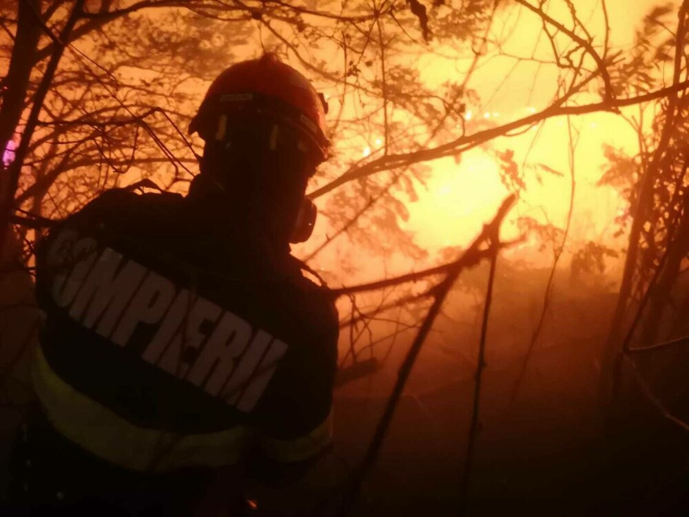 Nouă sate din apropiere de Atena, evacuate din cauza unui incendiu. Pompierii români ajută la stingerea flăcărilor - Imaginea 3