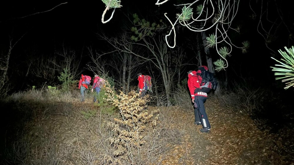 Cinci tineri, fără experienţă şi fără echipamente, au plecat pe munte. Unul dintre ei, epuizat fizic, a fost lăsat în urmă - Imaginea 2