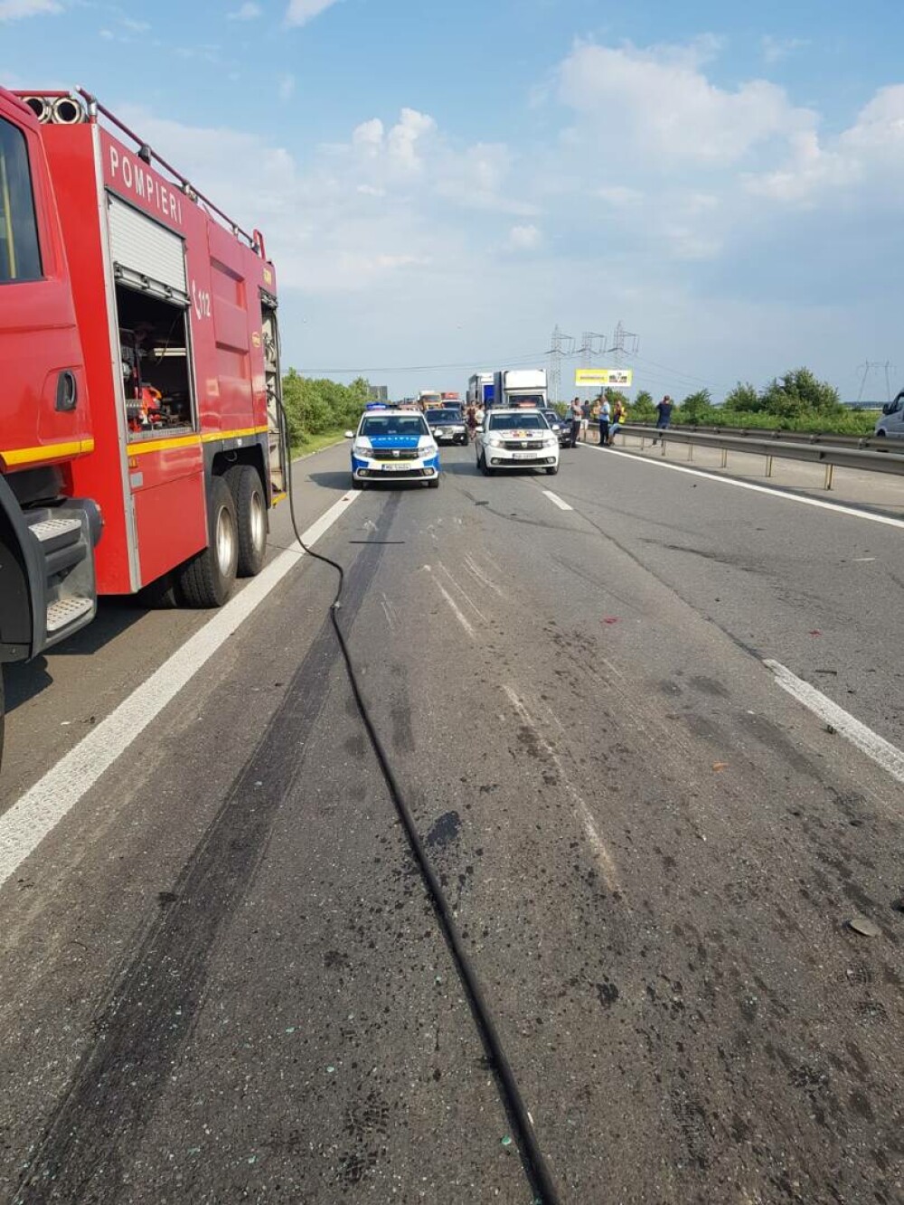 Cum s-a produs carambolul de pe Autostrada Bucureşti-Piteşti, soldat cu un mort și patru răniți | ANIMAȚIE GRAFICĂ - Imaginea 2