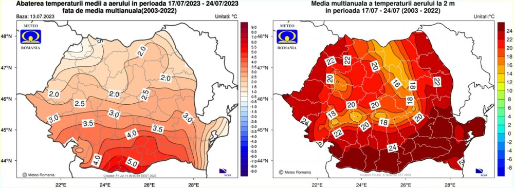 Cum va fi vremea în următoarele patru săptămâni. Prognoza meteo pentru prima jumătate a lunii august - Imaginea 1