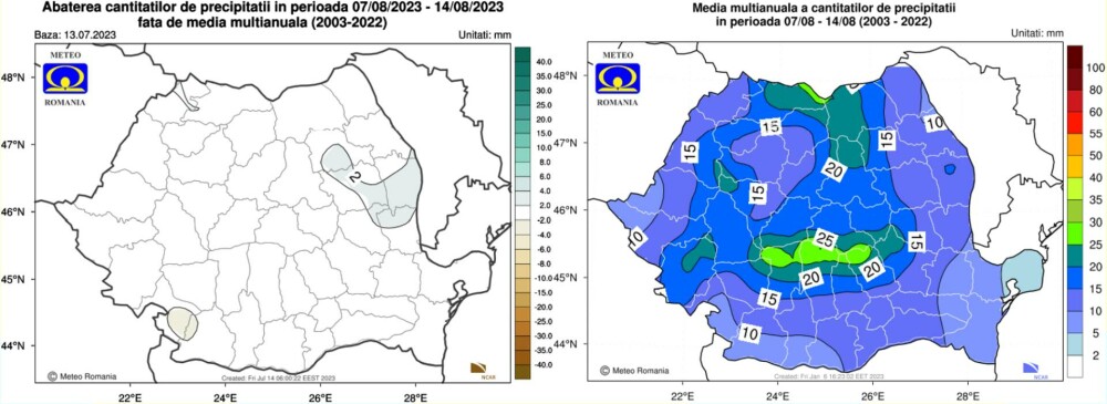 Cum va fi vremea în următoarele patru săptămâni. Prognoza meteo pentru prima jumătate a lunii august - Imaginea 8