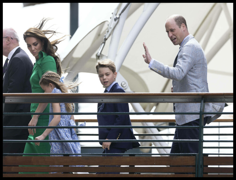 Prințul George și Prințesa Charlotte au atras toate privirile la finala Wimbledon. Ipostaze inedite cu micuții prinți | FOTO - Imaginea 31