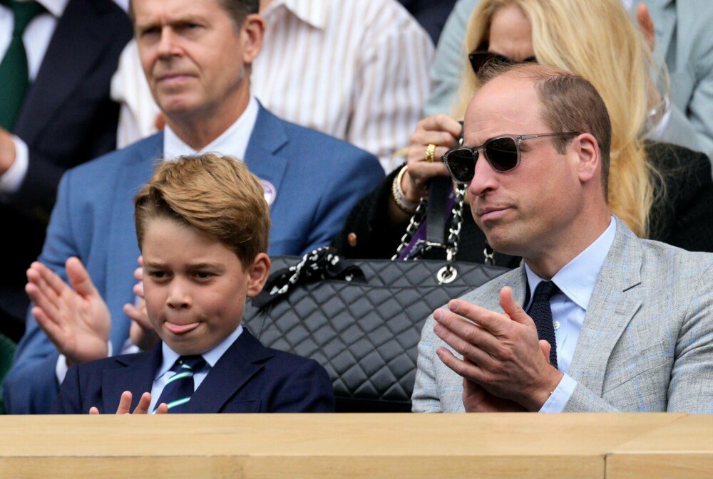 Prințul George și Prințesa Charlotte au atras toate privirile la finala Wimbledon. Ipostaze inedite cu micuții prinți | FOTO - Imaginea 4