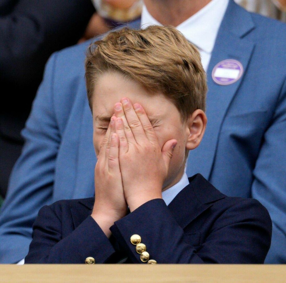 Prințul George și Prințesa Charlotte au atras toate privirile la finala Wimbledon. Ipostaze inedite cu micuții prinți | FOTO - Imaginea 7