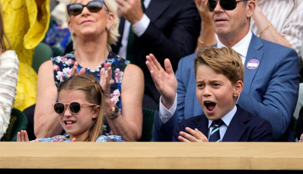 Prințul George și Prințesa Charlotte au atras toate privirile la finala Wimbledon. Ipostaze inedite cu micuții prinți | FOTO - Imaginea 8