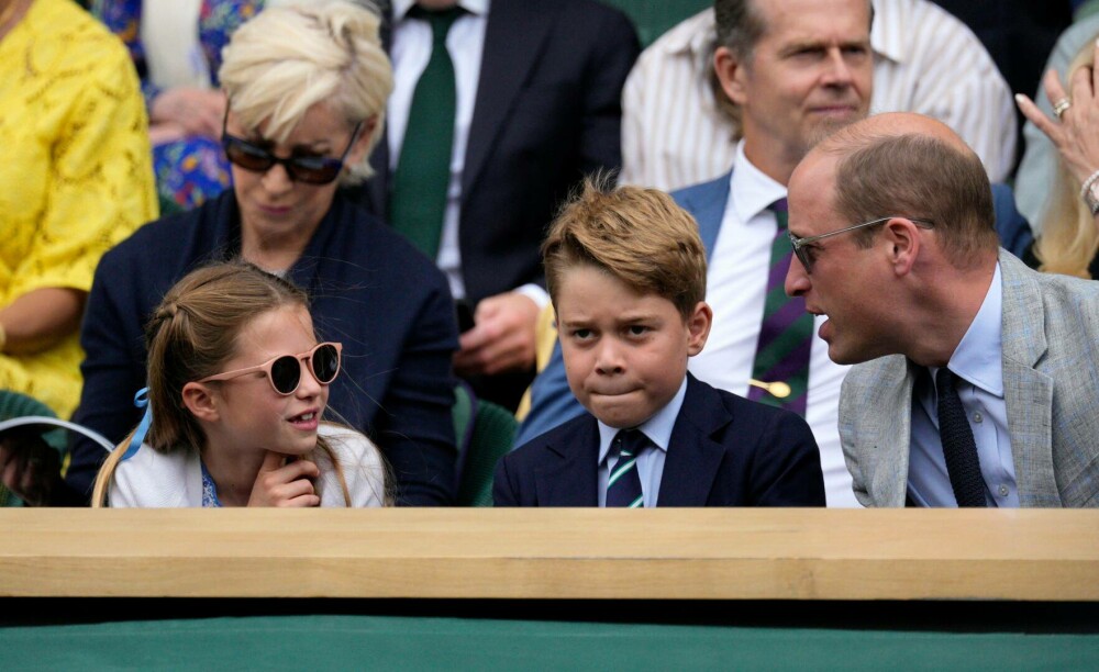 Prințul George și Prințesa Charlotte au atras toate privirile la finala Wimbledon. Ipostaze inedite cu micuții prinți | FOTO - Imaginea 9