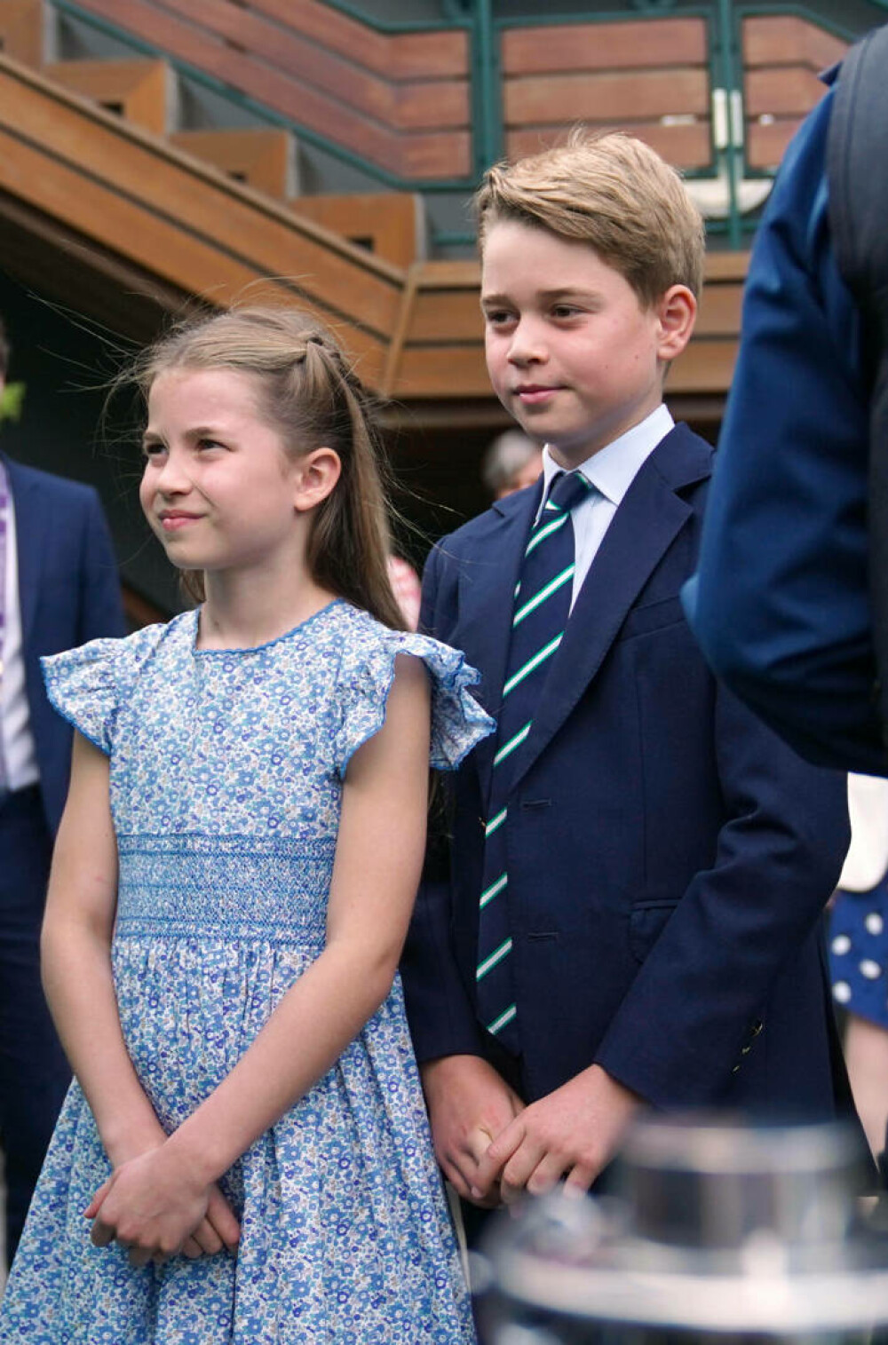 Prințul George și Prințesa Charlotte au atras toate privirile la finala Wimbledon. Ipostaze inedite cu micuții prinți | FOTO - Imaginea 21
