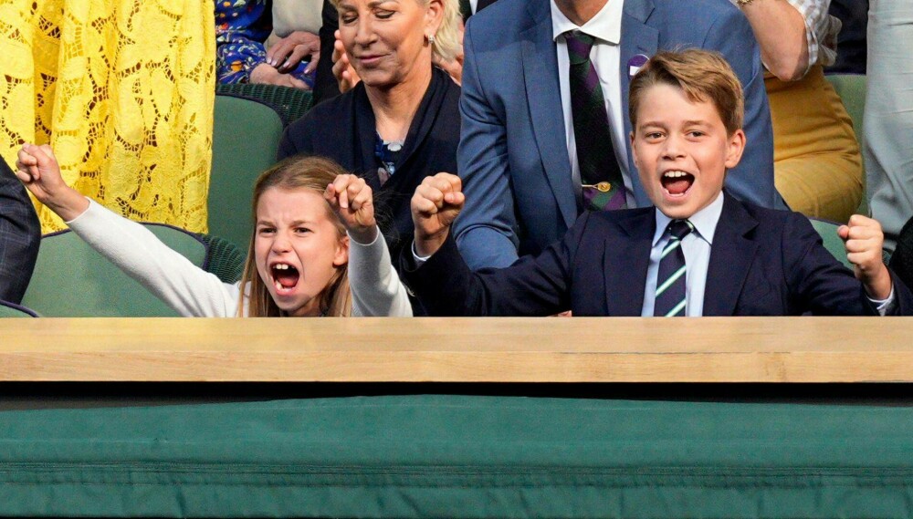 Prințul George și Prințesa Charlotte au atras toate privirile la finala Wimbledon. Ipostaze inedite cu micuții prinți | FOTO - Imaginea 1