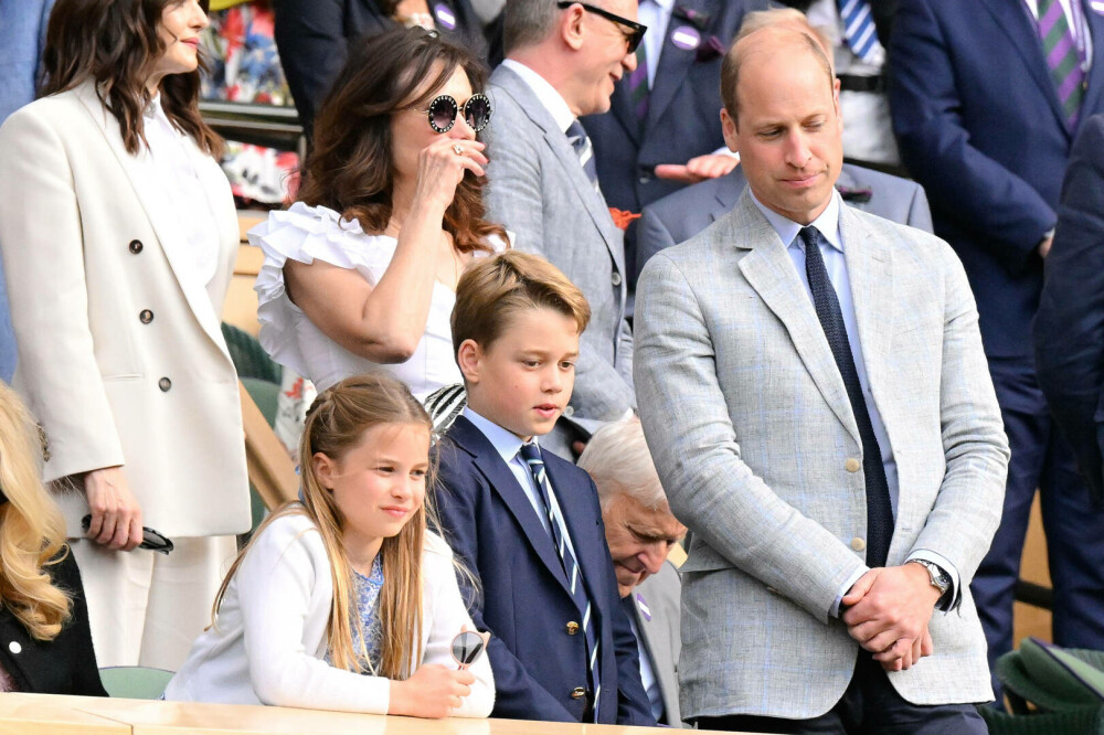 Prințul George și Prințesa Charlotte au atras toate privirile la finala Wimbledon. Ipostaze inedite cu micuții prinți | FOTO - Imaginea 40
