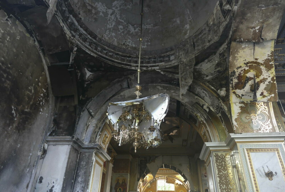 GALERIE FOTO. Cea mai mare catedrală din Odesa, care este patrimoniu UNESCO, a fost distrusă de Rusia cu rachete - Imaginea 4
