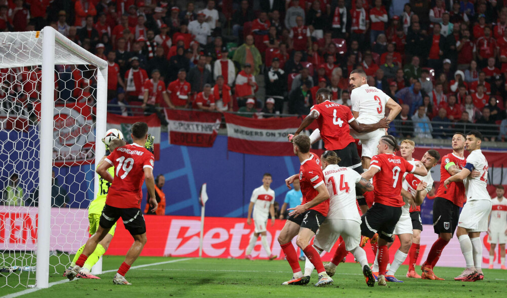 Austria-Turcia 1-2, după un meci încântător între două outsidere. Revelația Turcia înfruntă Olanda în sferturile EURO 2024 - Imaginea 33