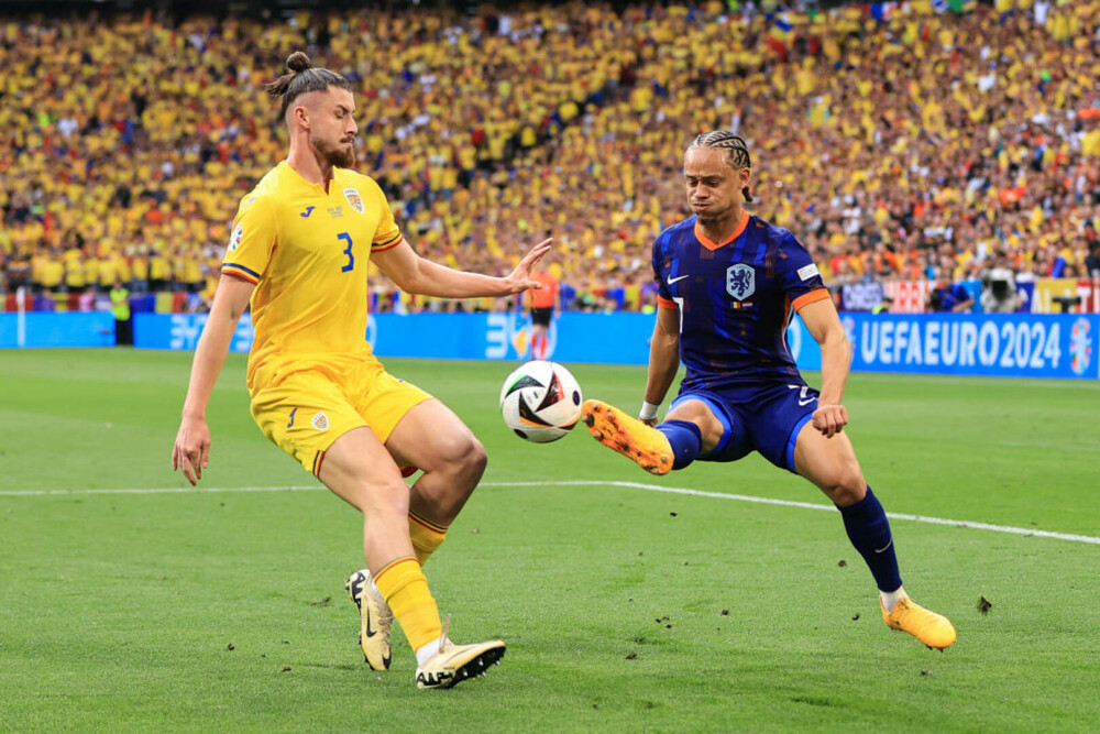Cum l-au numit englezii pe Radu Drăgușin, după prestația din meciul cu Olanda de la EURO 2024 | GALERIE FOTO - Imaginea 6
