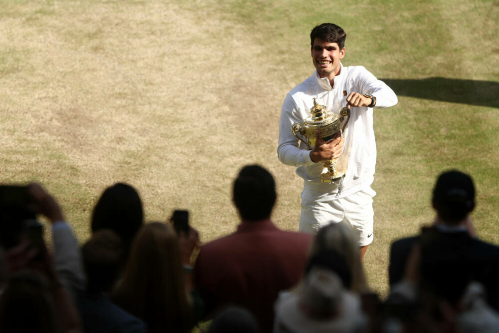 Carlos Alcaraz, campion la Wimbledon. Spaniolul a cucerit turneul al doilea an consecutiv - Imaginea 12