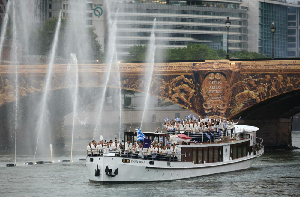 Atmosferă de poveste la ceremonia de deschidere a Jocurilor Olimpice de la Paris. Show total pe Sena | GALERIE FOTO - Imaginea 8