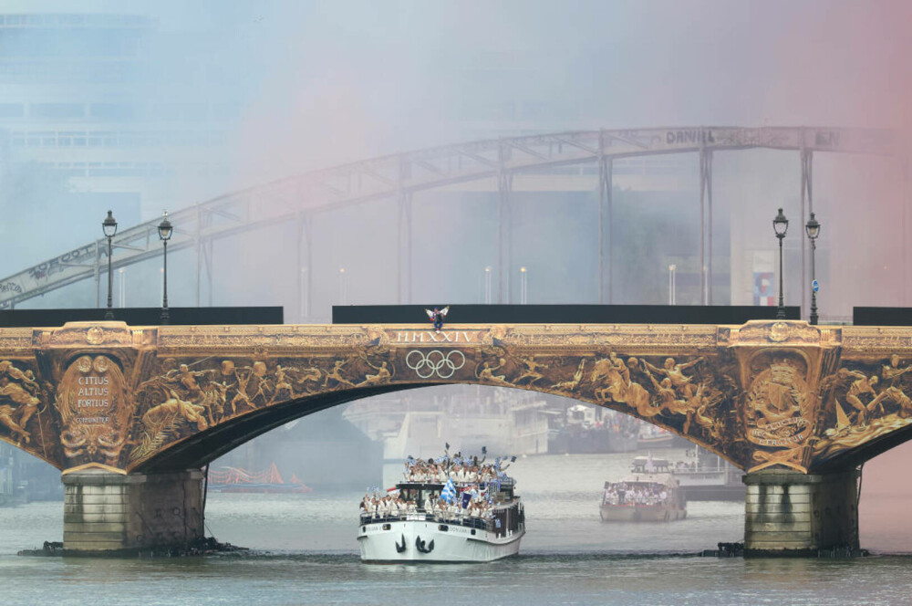 Atmosferă de poveste la ceremonia de deschidere a Jocurilor Olimpice de la Paris. Show total pe Sena | GALERIE FOTO - Imaginea 10