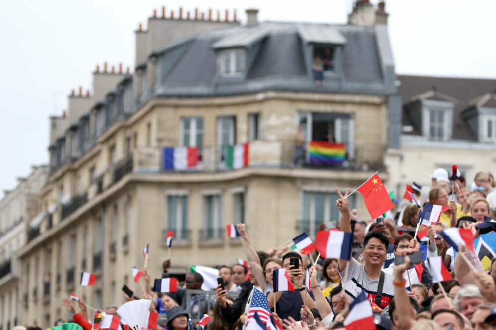 Atmosferă de poveste la ceremonia de deschidere a Jocurilor Olimpice de la Paris. Show total pe Sena | GALERIE FOTO - Imaginea 11