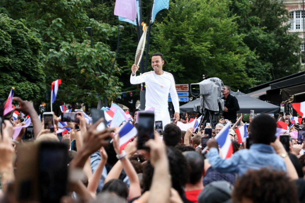 Atmosferă de poveste la ceremonia de deschidere a Jocurilor Olimpice de la Paris. Show total pe Sena | GALERIE FOTO - Imaginea 12