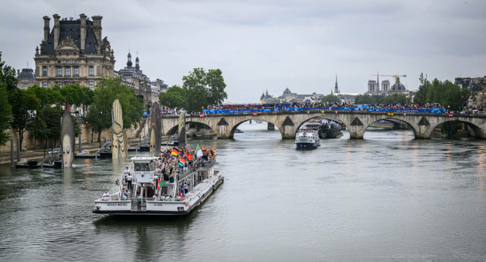 Atmosferă de poveste la ceremonia de deschidere a Jocurilor Olimpice de la Paris. Show total pe Sena | GALERIE FOTO - Imaginea 18