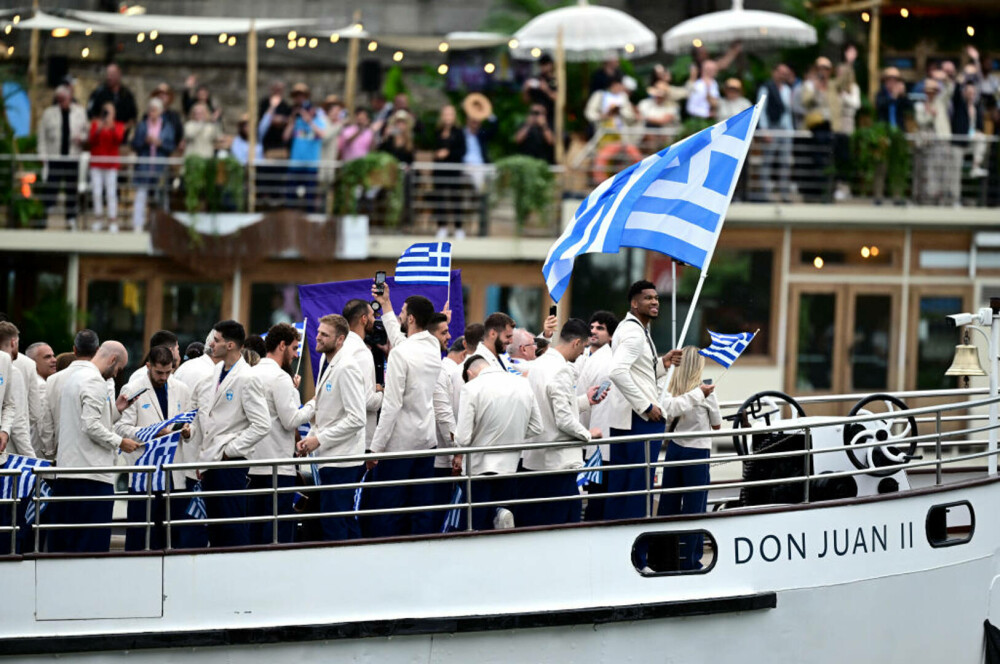 Atmosferă de poveste la ceremonia de deschidere a Jocurilor Olimpice de la Paris. Show total pe Sena | GALERIE FOTO - Imaginea 20