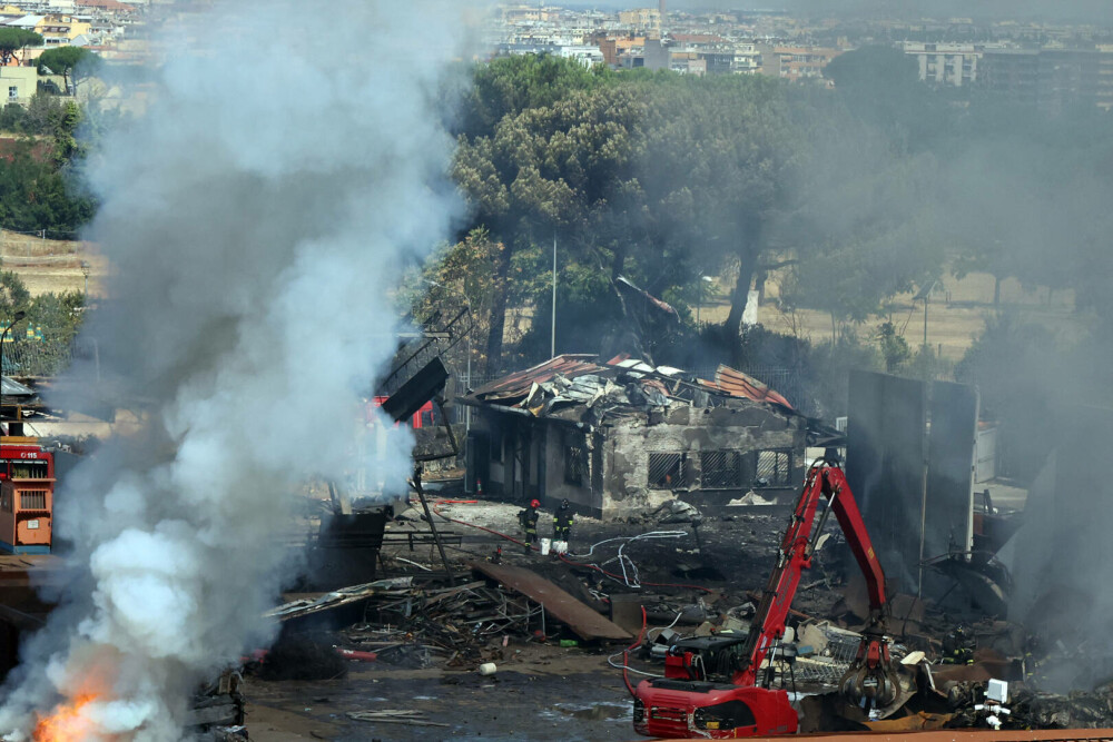 Explozii puternice s-au auzit în toată Roma, de la o benzinărie care a sărit în aer. Sunt minim 26 de răniți. „Părea iadul” - Imaginea 2