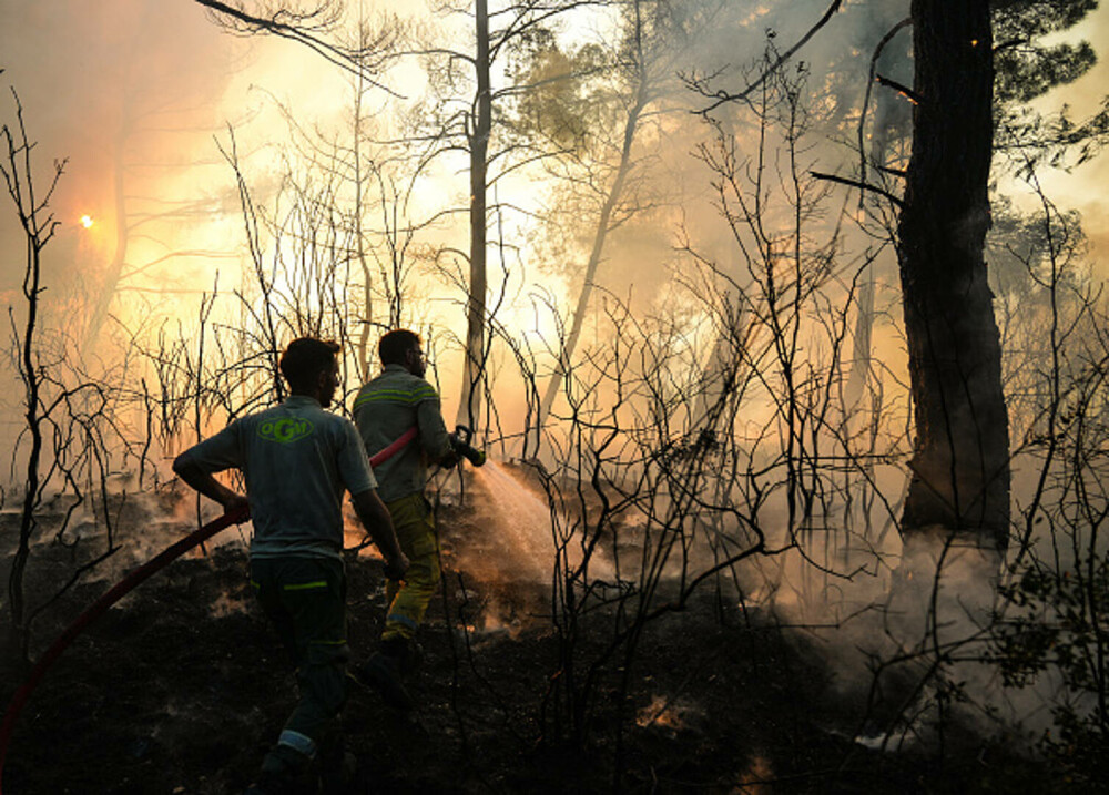 Turcia, împărțită între incendii de vegetaţie și ninsori. „E prima dacă când văd zăpadă în iulie”. GALERIE FOTO - Imaginea 10