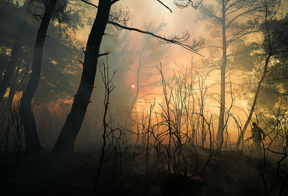 Turcia, împărțită între incendii de vegetaţie și ninsori. „E prima dacă când văd zăpadă în iulie”. GALERIE FOTO - Imaginea 11