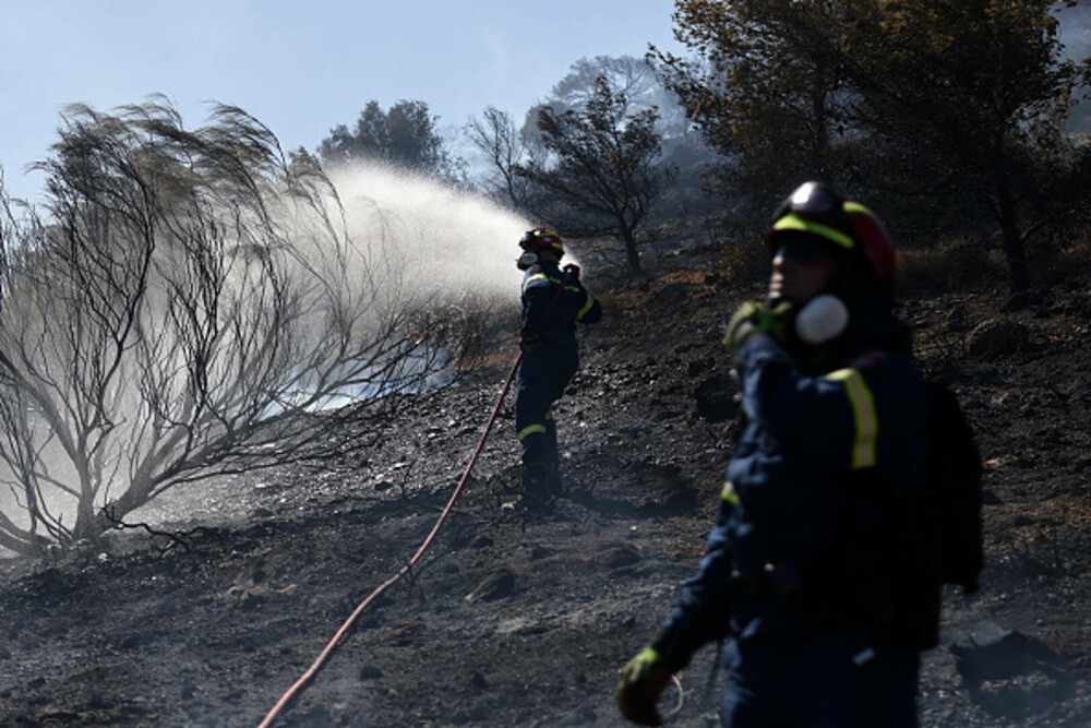 Incendiile de vegetație fac prăpăd în Grecia. A fost decretată stare de urgență în zonele afectate. „Focul este uriaș”. FOTO - Imaginea 17