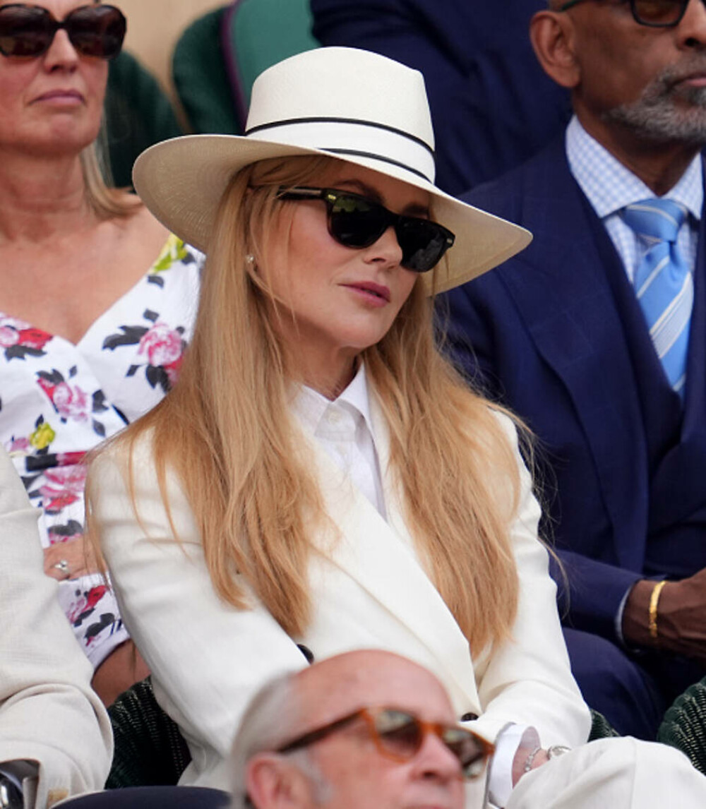 Nicole Kidman, ținută sofisticată la Wimbledon. Accesoriul cu care a atras toate privirile. GALERIE FOTO - Imaginea 3