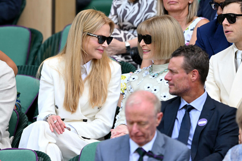 Nicole Kidman, ținută sofisticată la Wimbledon. Accesoriul cu care a atras toate privirile. GALERIE FOTO - Imaginea 5