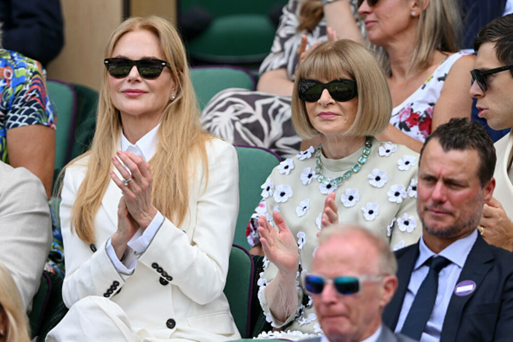 Nicole Kidman, ținută sofisticată la Wimbledon. Accesoriul cu care a atras toate privirile. GALERIE FOTO - Imaginea 11