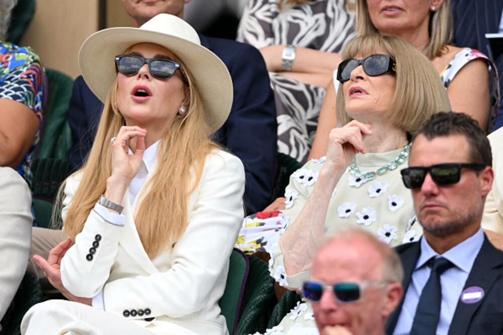 Nicole Kidman, ținută sofisticată la Wimbledon. Accesoriul cu care a atras toate privirile. GALERIE FOTO - Imaginea 14